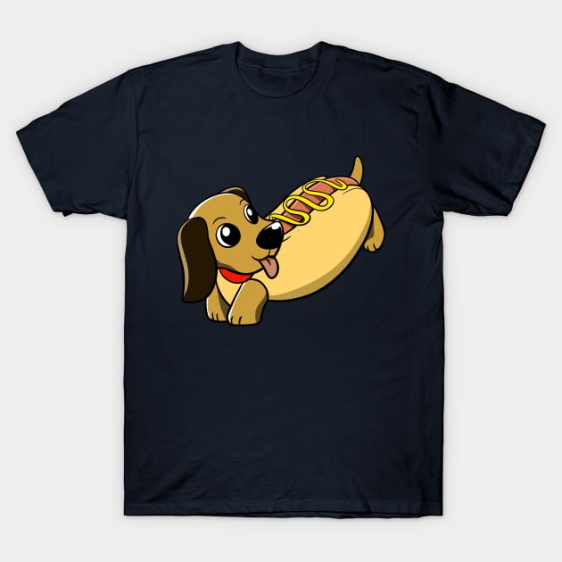 Hotdog T-Shirt by WildSloths